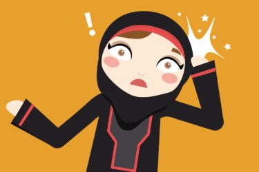 et3arraf female character regretting a mistake